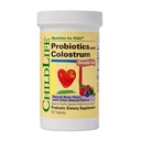 CHILDLLIFE OLENNAISET ChildBiotics Colostrum- Probiootit lapsille, Probiootit digestiiviselle terveydelle, purut, Lasten probiootit, Colostrum lapsille, Gluteeniton - Natural Berry, 92 tablettia