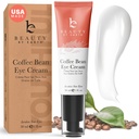 Beauty by Earth Cofeine Eye Cream for Puffiness & Bags Under Eyes - USA Valmistettu luonnon & Organic Ingredients, Under Eye Cream for Dark Circles Glycerin & Vitamiini E, Brightens & Recreases