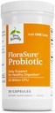 Terry Luonnollisesti FloraSure Probiootti - Digestio täydentää Apua vastaan ajoittain turvotusta ja tukea Gas Relief - Gut Health Tuki täydentää Bifidobacterium Bifidum - 30 kapselia