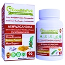 Premium Ashwagandha kapselit mustapippuri. Tehokas 5% wthanolides Ashwagandha Powder & 20:1 uute 90 ct. Natural NonGMO NO Rice Powder NO Filler