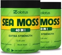 Zolotus (2 pakkausta 60 kapselia merisammakon täydennysosa 40:tä 1:tä, Turmeric Curcumin, Ashwagandha Root, rakkoranneke immuunijärjestelmään, kehon tasapaino ja sydänterveys