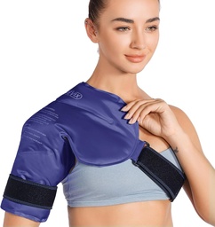 REVIX Olkapää Rotator Cuff kylmä terapia, Ice Packs loukkaantumisille Uudelleen käytettävä geeli olkapäiden kivunlievitys, Bursitis ja turpoaminen, kylmä compress olkapään jääkääre