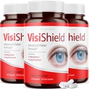 (3 pakkaus) Visihield Advanced Vision Formula silmät täydentää pillereitä vitamiineja (180 kapselia)