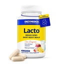 Enzymedica Lacto, Advanced laktaasipillerit maitotuotetukeen, auttaa rikkomaan laktoosin, kaseiinin ja rasvan, maitotuotteet pillerit, vegaaniset, 30 kapselia