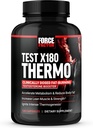 FORCE FACTOR testi X180 Thermo Testosteroni täydentää ja rasvanpolttaja miesten nopeuttaa aineenvaihduntaa, vähentää kehon rasvaa, rakentaa lean lihas, ja lisätä thermogeneesi, 120 kapselia