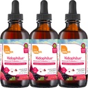 Zahler - Kidophilus Liquid Drops Probiootit lapsille (4 Fl Oz) Certified Kosher, tervettä digestiota ja immuuni tukea - hedelmäpunch Flavored Lasten Probiootti Drops täydentää (3 Pack)