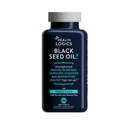 Terveys Logiikka Musta siemenöljy, kylmäpuristettu, Omega 6 & 9:n rikas lähde, Nigella Sativa (100 pehmeää geelikapselia)