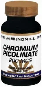 KROMIUMPIKOLINAATTITABLETIT 200 MCG WINDMILL