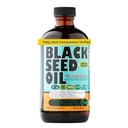 Musta siemenöljy 8 Oz - Premium Nigella Sativa Kylmäpainettu Turkin musta Cumin Oil - Korkea vahvuus 3X Thymokinoni - Natural Support - Super Food