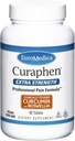EuroMedica Curaphen Extra Strength - 60 tablettia - Professional Formula - Potent Curcumin & Boswellia DLPA & Nattokinaasi - erittäin imeytyvä - 60 tarjoilua