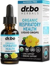Lung Detox hengitysteiden terveys Drops - Organic hengitysteiden lisäravinteet Herbal Lung Cleanse, Mullein Drops for Keuhkojen Bronchial Support, Mucus Clear Mullein Leaf Extract, Elderberry täydennysosa 1 oz