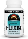 Source Naturals L-leucine A Free Form Essential Amino Acid Supplement for Energy Support - 60 kapselia