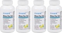 MIGOR Mintox Plus Tabs - Antasidi Plus Gas -tabletit - auttaa nopeasti lievittää happoa ruoansulatushäiriöt, närästys, hapan vatsa ja kaasu - sitruuna Mint makupala - 100 Count (4 Pack)