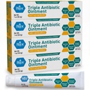 MED Pride Triple Antibiootti Pride Ointment Tube 1 Oz 4-Pack, First Aid for Minor Wounds, Scratches, Abrasions, kanssa sinkki, Neomysiini, Polymyxin