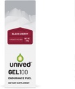 Unived Gel 100 - Vegan Energy Gel Endurance Urheilijat ja pyöräilijät - 100kcal - Black Cherry - pakkaus 6