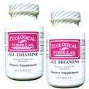 Ekologinen kaava Kaikki tiamiini B1-vitamiini 50 mg, 2 X 60 kapselia