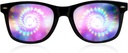 GloFX Black Frame Spiral Diffraktiolasit 