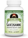 Source Naturals Vegan True Glukosamiini, edistää terveellisiä niveliä*, 750 mg - 60 tablettia