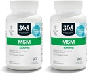 365 by Whole Foods Market, MSM 1000Mg, 90 tablettia (pakkaus 2)