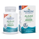 Nordic Naturals Algae DHA - 90 Soft Gels - 500 mg Omega-3 DHA - Certified Vegan Algae Oil - Plant-Based DHA - aivot, silmät ja hermosto tuki - ei-GMO - 45 Servings