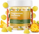 90 Count Magnesium Glycinate Gummies 400mg w/Ashwagandha Sugar Free Sinkki Magnesium Glycinate Supplement Ashwagandha Gummies aikuisille Ananas maku