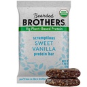 Partaiset veljekset Organic Protein Bars, Vanilja (10 pakkaus) - 11g kasviperäistä proteiinia Gluteeniton vegaaninen, ei-GMO Terveitä Välipalat aikuisille Hyvä lähde kuitu