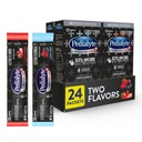 Pedialyte AdvancedCare Plus Elektrolyyttijauhe, on 33% enemmän Electrolyyttejä ja PreActiv Prebiootit, Variety Pack: Berry Frost and Mansikkajäädytetty, 24 jauhepakkaset