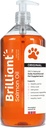 Brilliant Salmon Oil for Dogs, Cats & Pentuja Omega 3 Fish Oil Liquid Supplement with DHA, EPA Fatty Acids ... tukee ihoa ja turkkia, immuunijärjestelmää ja niveltoimintoa Hofseth BioCare (34oz)