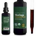 Global Healing Center - Organic Moringa Oleifera Extract Liquid Drops, Moringa Supplement-Vegan alkaen Tree Lehdet-Max Imeytyminen vitamiineja ja Minerals- Lisää Potency Than Powder Form (2 Fl Oz)