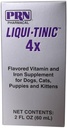 Liqui-Tinic 4x Maustettu vitamiini ja rautalisä koirille, kissoille, pennuille ja pennuille, 2 oz.