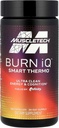 MuscleTech Burn iQ Smart Thermo Supplement täynnä Paraksantiini tehostettu energia & kognitiota miehille ja naisille 100
