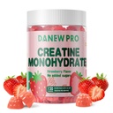 NSF Certified Creatine Gummy 5g - Creatine Monohydraatti Gummies for Men & Women, Creatine Monohydraatti lihaksen vahvuus, Lihas Builder, Energy Boost, Pre-workout täydentää(120 Count) - Strawberry