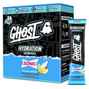 GHOST Hydration Packets, Sonic Ocean Water, 24 keppiä, Elektrolyyttijauhe - drink Mix täydennysosa magnesiumin, kaliumin, kalsiumin, C-vitamiinin ja vegaanin kanssa, soijasta, sokerista ja gluteenista vapaa
