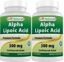 Best Naturals Alpha Lipoic Acid 300 mg 120 kapselia (120 kpl)