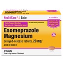 HealthCareAisle esomepratsoli Magnesium Viivästetyt tabletit, 20 mg - 42 Count - Acid Reducer, Tarjoaa närästys helpotusta