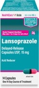 HealthCareAisle Lansoprazole 15 mg - 14 Viivästynyt release- kapselit - Happo reduktori, hoitoa usein närästys