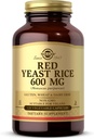 Solgar Red Yeast Rice 600 mg - 120 Kasvikapselia - ei-muuntogeenisiä organismeja, vegaanisia, gluteenittomia ja meijerittömiä, Kosher - 60 tarjoilua