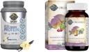 Elämän puutarha Organic Vegan Sport Protein Powder & kerran päivässä Naisten Multi - Probiootit, BCAA:t, Antioksidantit, 30g Kasviproteiini, vitamiinit A C D3 K B6 B12, ei GMO