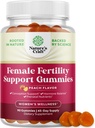 Hedelmällisyys Gummies naisille Yritetään Conceive - Nami namia hedelmällisyys täydentää naisille Myo-Inositol Folic Acid & Vitex Chasteberry - Vegaani non-GMO & Gluteeniton - Juicy Peach (45 tarjoilua)