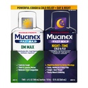 Max & Mucinex Yövuorossa kylmä ja flunssaneste (2 x 6 fl. oz.) Ohuet ja löysät limat, lievittää yskän ja rintojen tukkoisuutta, kipua, kuumetta, aivastelua, kurkkukipua, nenäverenvuotoa