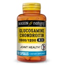 MASON LUONNOLLINEN Glukosamiini C-vitamiini 1500/1200, tukee yhteistä terveyttä normaalin joustavuuden ja liikkuvuuden*, 100 kapselia, 1 kuukausi tarjonta