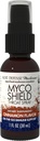 Isäntäpuolustus MycoShield Kurkkusuihke - Immuno Health Support - Dietary Mushroom Supplement with Chaga, Reishi, Turkey Tail & More - On-The-Go Immuno Support - Cinnamon Flavor, 1 fl oz (71 Servings) *