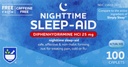 Rite Aid Nighttime Uniapu Difenhydramine HCI 25 mg, 100 Mini Caplets ...