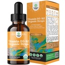 Natures Craft Liquid D3 ja K2 aikuisille - Organic Drops 2000IU per tarjoilu Vegaani luun Lihas Heart & Immuuni Tuki MCT Oil Enhanced Imeytyminen - 2Fl Oz (Pack of 1)