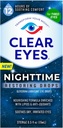 Clear Eyes Nighttime Restauring Eye Drops, turvallinen yökäyttöön 12 tuntia rauhoittava Comfort, 0,5 Fl Oz