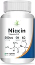 Generic Niacin (Vitamin B3) 500mg energiatasot...