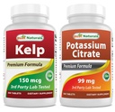 Kelp Supplement 150 Mcg & Kaliumsitraatti 99mg