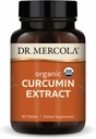 Dr. Mercola Organic Curcumin Extract, 90 tarjoilua (90 tablettia), ravintolisä, ei-GMO, Certified USDA Organic