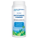Puregen Labs Sienilääkejauhe, jossa 2% Mikonatsoli Nitraattia yleisiin sieni-infektioihin mukaan lukien urheilijat Jalka, Jock Kuti ja rengasmato, Talkkivapaa, 3 oz (85 g)