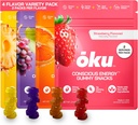 Energiamuroja - Energia Gummies w/Luonnon kofeiini vihreästä teestä . Yerba Mate, Kookosvesi Hydraation, 4g kuitua Gummy, ei-GMO ...